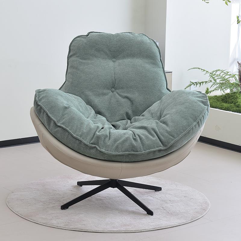 乐巢代休闲椅转用椅沙发单016#转椅人沙阳台客厅旋发转蛋壳现椅轻