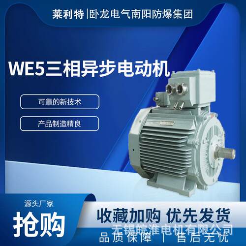 卧龙南阳低压WE5三相异步电动机（隔爆型YBX5非防爆YE5）185kw