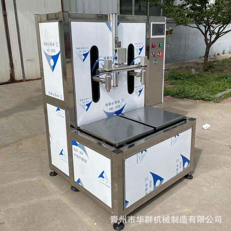 双头称重式灌桶机 油类饮料液体灌装机 洗手液消毒水灌装机