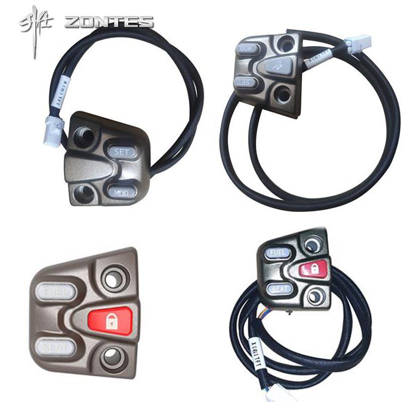 升仕ZT310XTRVX12摩托车左右副手把开关风挡电源按钮配件TFT液晶