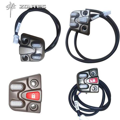 升仕ZT310XTRVX12摩托车左右副手把开关风挡电源按钮配件TFT液晶