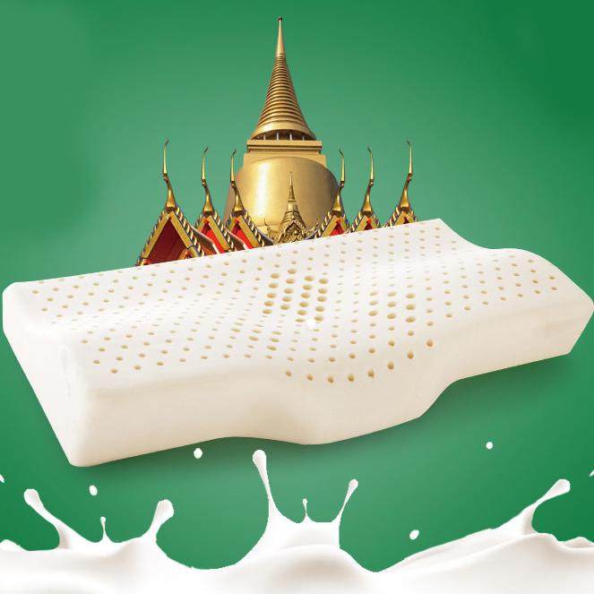 泰国进口乳胶原料负离子乳胶枕颈椎枕按摩枕芯护颈面包蝶形枕头,床上用品,乳胶枕,淘宝优惠券,粉丝福利购,淘宝优惠卷