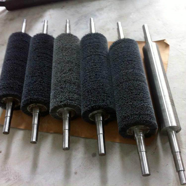 丽峰刷业供应各种规格磨料丝刷辊钢板清洗毛刷辊欢迎来电清洁