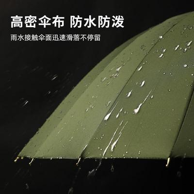24雨伞长柄大号双人加固加厚结实抗风暴雨弯柄大伞直柄手动自动