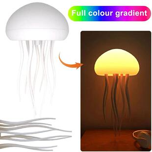 Night Jell Cartoon Jellyfish Gradient Cute RGB Dancing Light