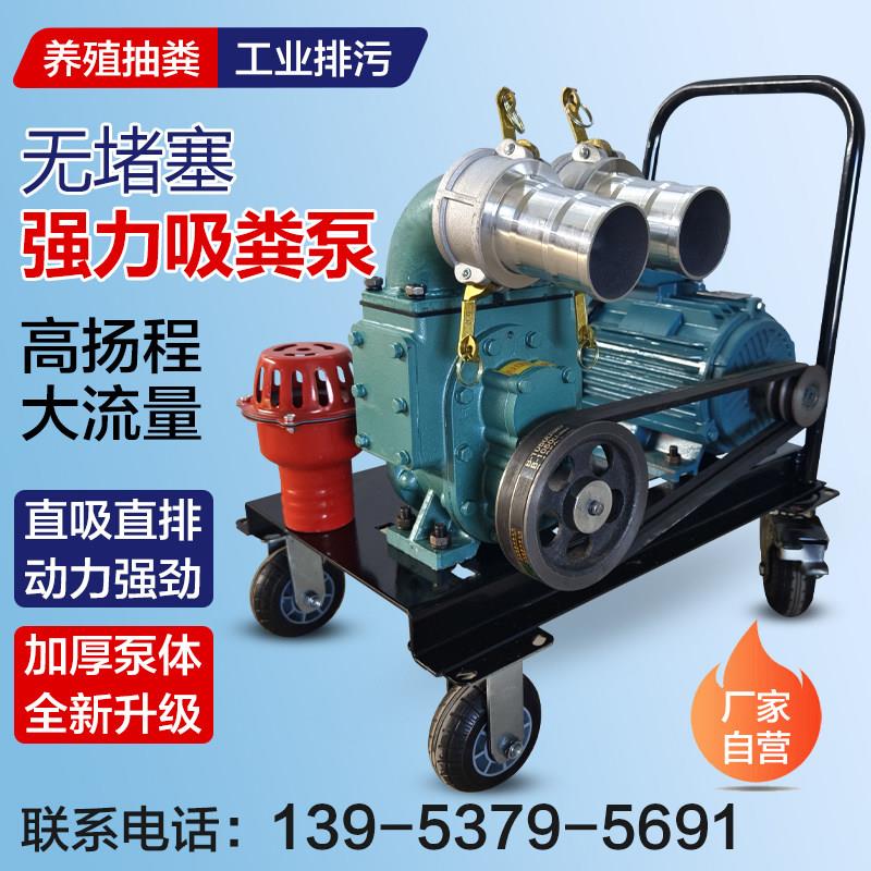 吸粪泵养殖场强力抽粪泵鸡鸭猪粪化粪池自吸式排污泵污水清淤泵