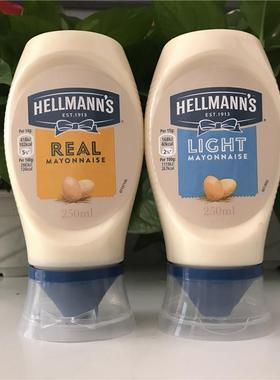 HELLMANN'S REAL/LIGHT MAYONNAISE好乐门原味/淡味蛋黄酱挤