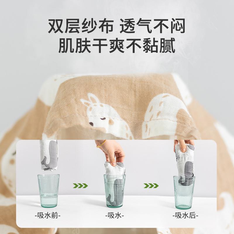 204新款婴儿/口水巾婴幼儿围嘴棉宝宝方巾儿童纱布三角全巾2夏季