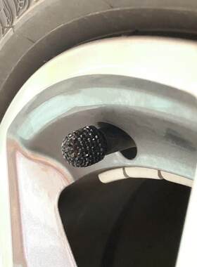 镶钻气门跨境镶钻气门亚水胎马逊汽车通用轮帽盖晶轮帽胎帽气门芯