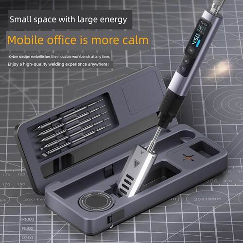 Fnirsi智能烙铁Hs-02A/B移动工作台存储盒烙铁套装