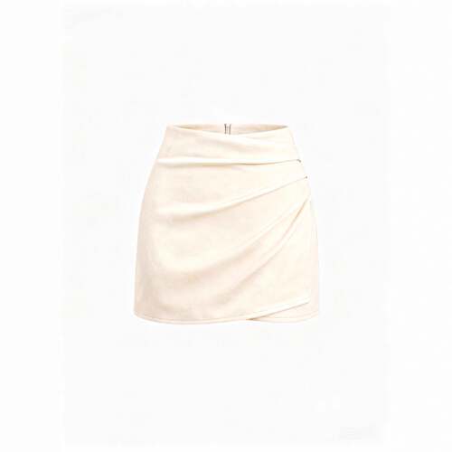 Women's Spring &Fall Velvet Vintage Italian Melange Pleated