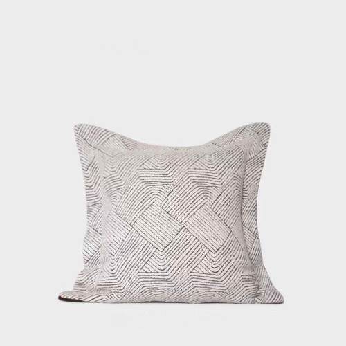 轻奢简约PEI客代抱样枕沙发厅靠垫方枕板现间酒店抱枕墨绿靠包腰