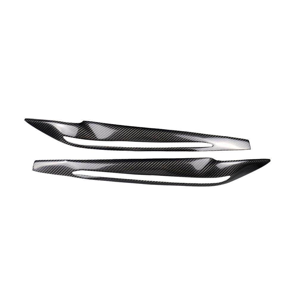 适用BMW宝马F15新X5灯眉碳纤维大灯前睫眼睑汽车外饰改装配件改装