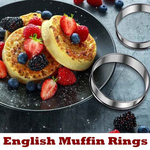 Crumpet Rings English Muffin Rings Tart Rings for Baking