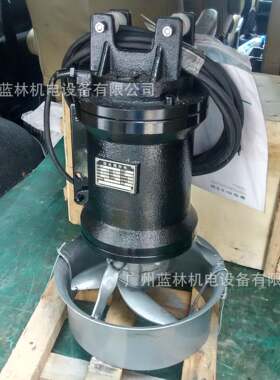 QJB潜水搅拌机 污水处理设备专用潜水搅拌机 广州蓝林水下搅拌器