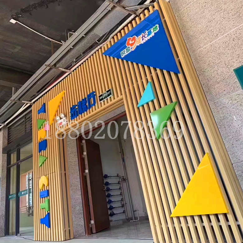 现货外墙黄木纹铝方管隔断规格尺寸 50/100可选铝合金型材四方管