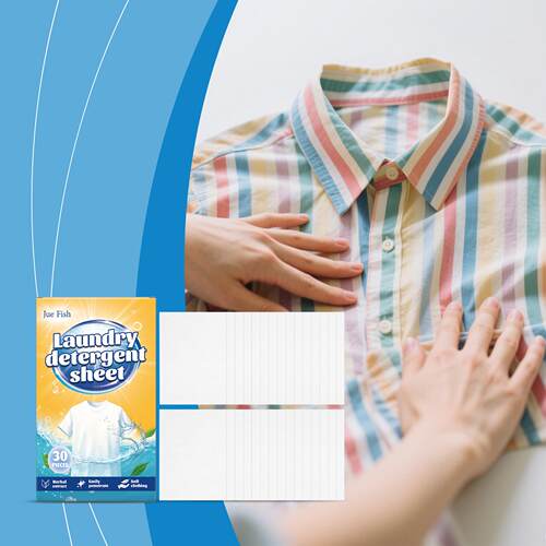 JUE FISH Fabric Cleaning and Softening Sheets - Convenient f