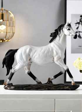 马到成功摆件创意家居客厅中式马房间装饰品桌面新居工艺品礼品