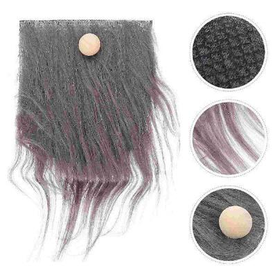 Beard Hair Accessories Gnome Making Kit Dwarf Black Rug