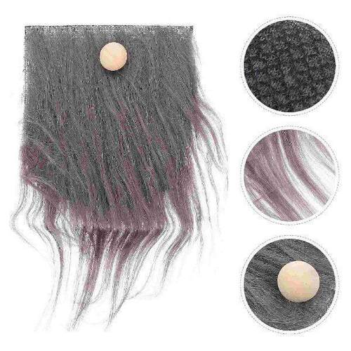Beard Hair Accessories Gnome Making Kit Dwarf Black Rug