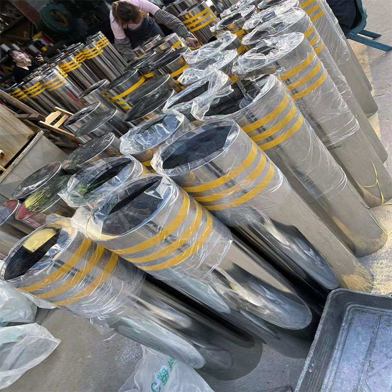 304不锈钢警示柱 不锈钢防撞柱 马路分道隔离路桩 可定制规格