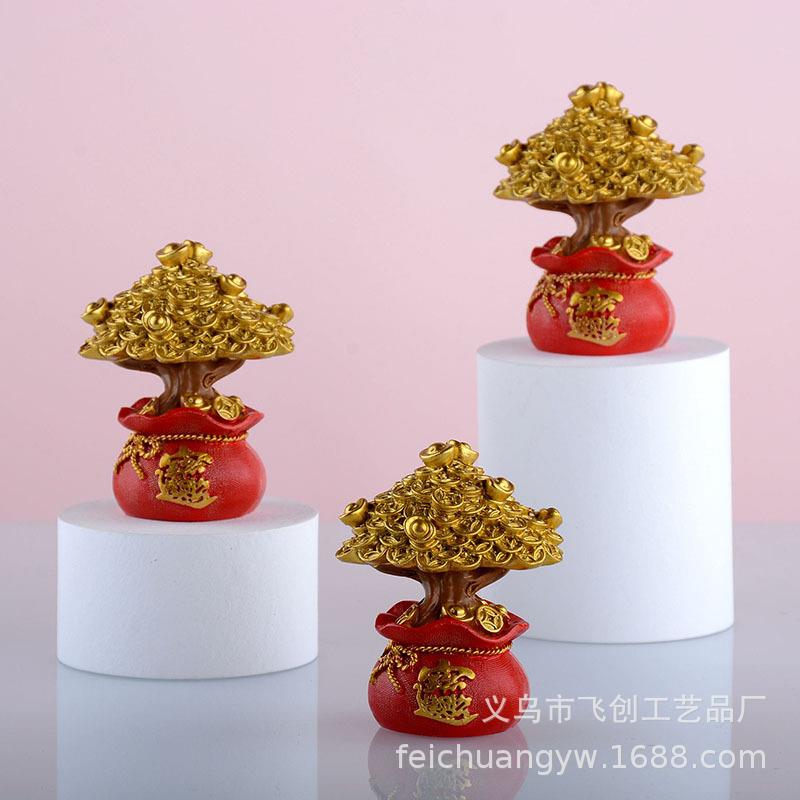发新品厂家直供财生日烘焙蛋糕装扮摆设汽车车载居家电树视柜摆件