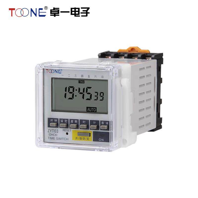 卓一ZYT03面板循环电源电子时间定时器微电脑时控开关控制器220V