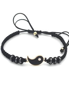 跨境专供爆款合金太极八卦手链