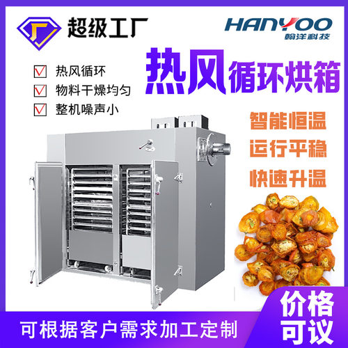 江苏 中药材热封循环烘箱 茶叶不锈钢大型工业烘干设备