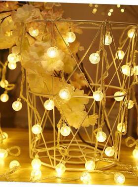 Led Crystal Ball String Lights Garland Christmas Fairy Light