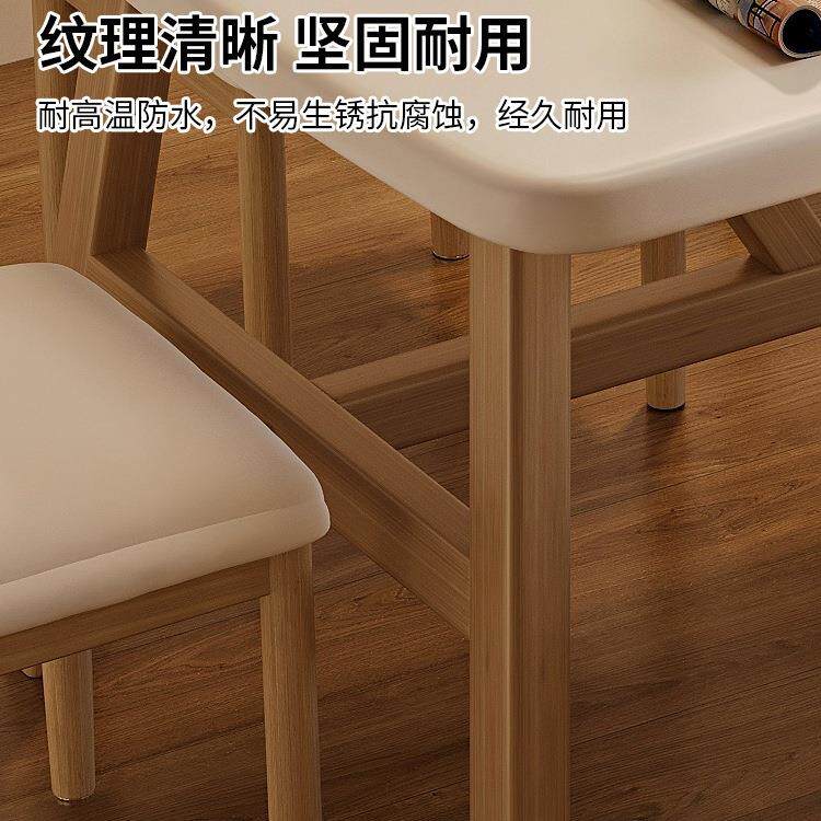 餐桌家用小户型客厅长方形吃饭桌子出租房用饭桌简易餐饮商用桌椅