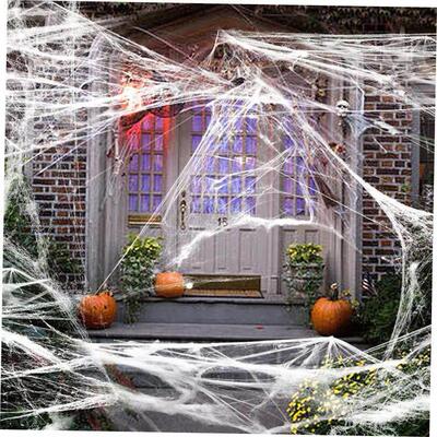 Halloween Spider Cotton Spider Web Spider Silk万圣节恐怖蜘蛛