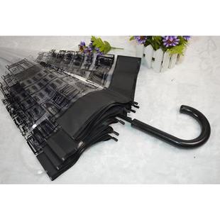 正品 英伦建筑雨自动拱形透明伞女生长柄包伞创意复古晴伞风邮