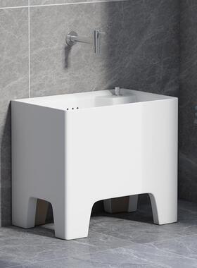 A9号L家拖把池阳台四脚拖布池卫生间外高用脚大号墩布池户小742落