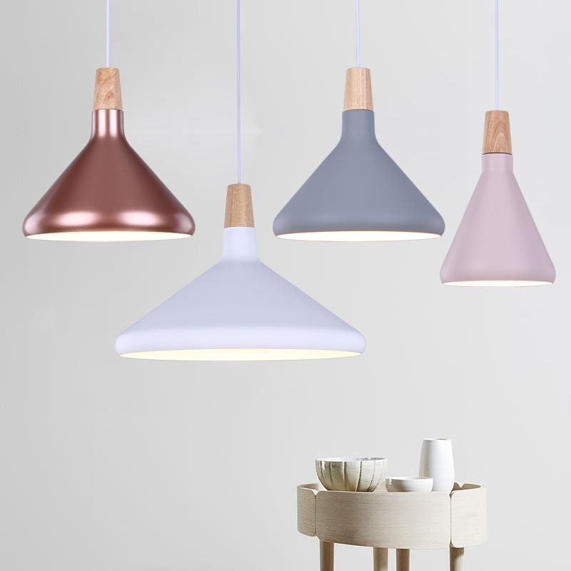 时尚简约餐厅吊灯吧台马卡龙灯具日式北欧创意咖啡厅餐桌办公室灯