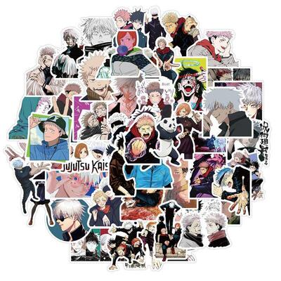 50 Pcs Jujutsu Kaisen Anime Stickers Gojo Satoru Sticker