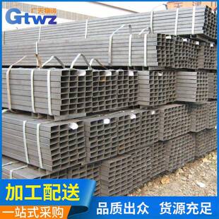 金属制品机械制造建筑配件材质优良稳定矩形管 Q235B材质镀锌方管