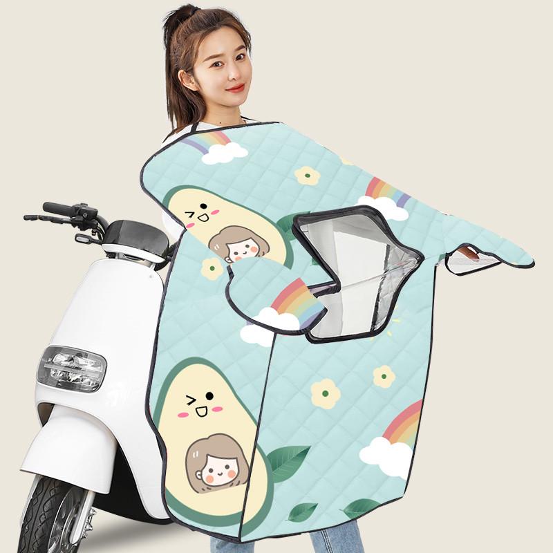 款亲子罩通遮阳挡风防晒四季摩托电动车夏季被防风防水电瓶儿童