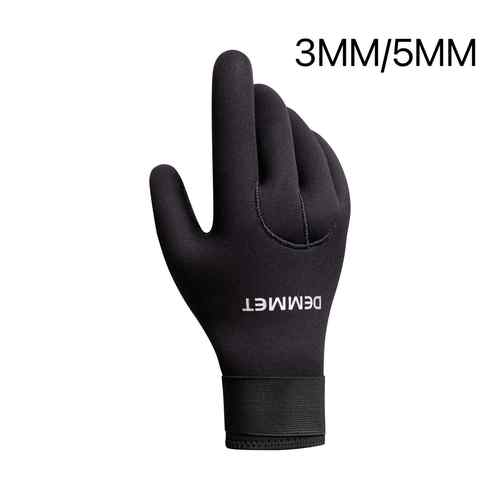 潜水手套/5MM男女防滑防刺耐磨浮潜游泳手套保暖防寒现货冬