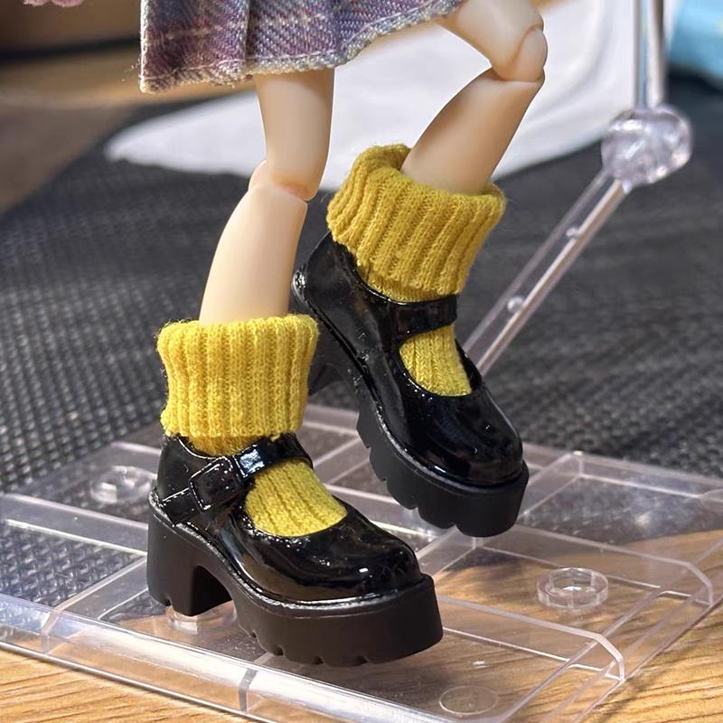 12分妖精体娃鞋p20素体小布娃衣小皮鞋JK制服鞋D男D女D妹ob22鞋子图片