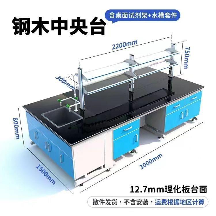 实验台实验室工作台实验台试剂架化学实验室工作台钢木全钢实验台