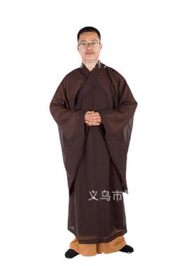 艺诚厂家直供金麒麟麻纱海青袈裟长褂短褂海清居士服僧服