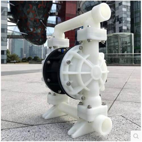 正奥泵业QBY5S-20F型全塑料气动隔膜泵化工腐蚀性液体气动泵