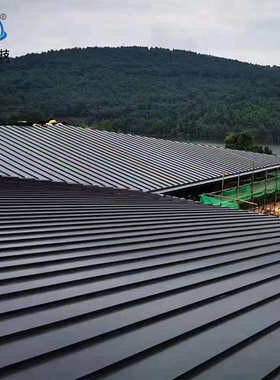 屋面板钛立0金属.25430防水锌屋面型钛厚咬合锌板系统7mm边