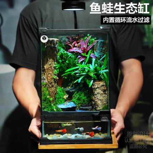 植愈苔藓微景观生态雨林缸桌面绿植摆件盆栽办公室生态瓶礼物成品