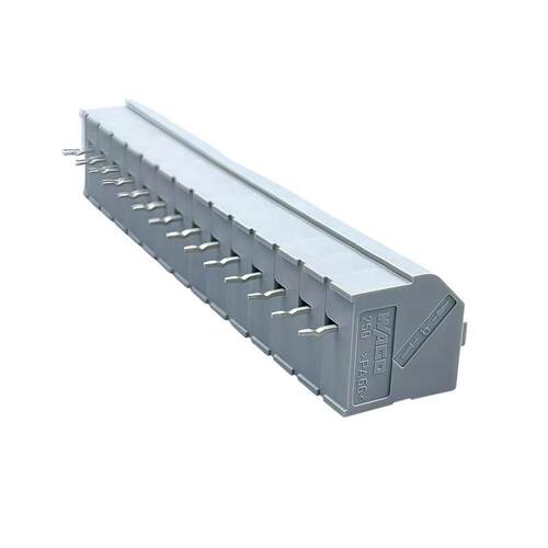 WAGO250-514PCB接线端子推压键1.5 mm²焊针间距3.5 mm14极连接器