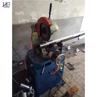 3648属型材方管圆锯 自动不锈金钢管切管铁艺护栏切圆管机割机台式