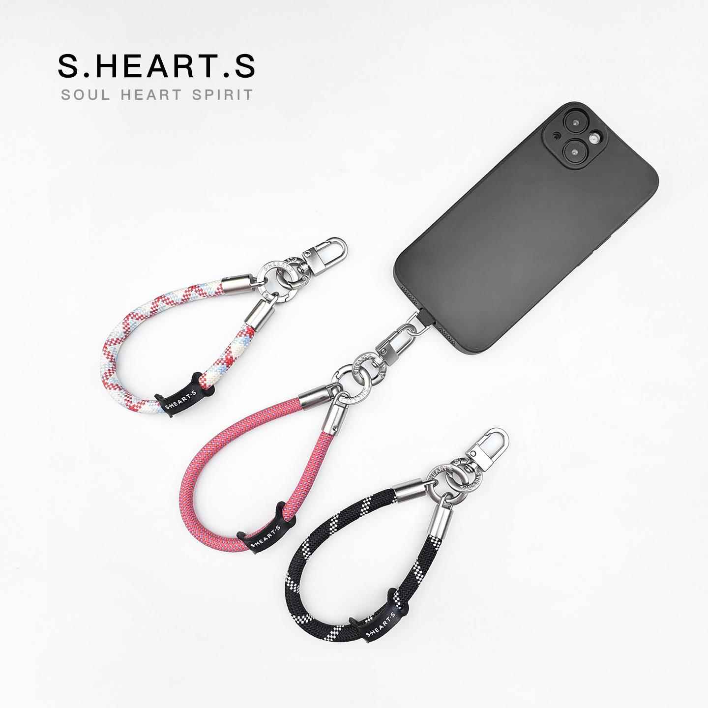 SHEARTS原创手机挂绳手腕绳短款链条钥匙扣手提吊绳电话防丢百搭