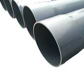 UPVC给水管 化工管建筑用管水管 PVC灰色排水管厂家供应批发