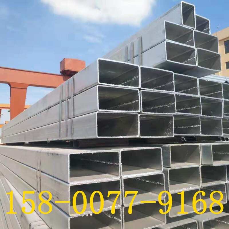热镀锌方管40*80*5.0热镀锌矩形管60*120*5.0幕墙工程用50*50*5.0